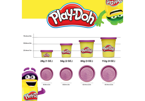 Play-Doh Rainbow Colors 8 Pack of 2-Ounce Cans, Back to School Supplies