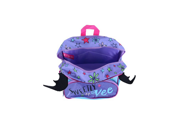 Vampirella Male 16'' 3D School Backpack, Purple