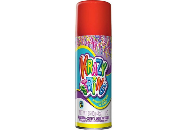 Ja-Ru Krazy Silly String, 3oz, 1 can