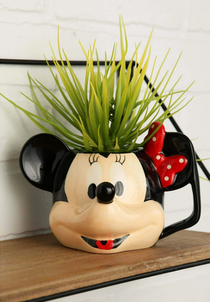 Disney Minnie Mouse Sculpted Figural Head Ceramic Mug 6oz