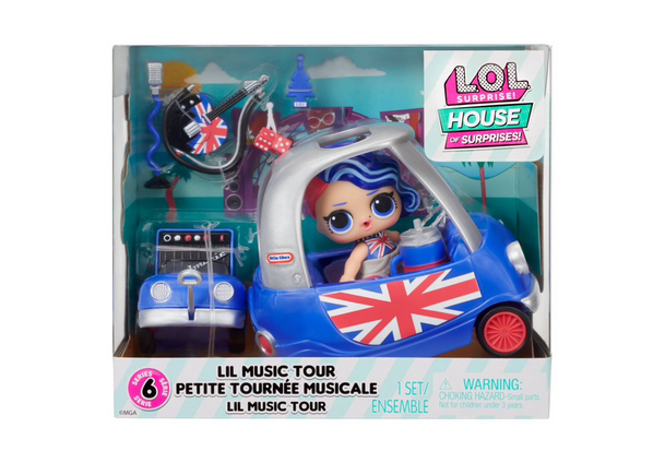 L.O.L. Surprise! O.M.G. House of Surprises Lil Music Tour Playset with Cheeky Babe Collectible Doll and 8 Surprises – Great Gift for Kids Ages 4+