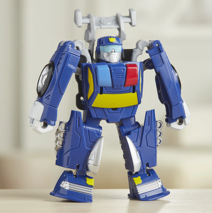 Transformers: Rescue Bots Academy Chase the Police-Bot Preschool Kids Toy Action Figure for Boys and Girls Ages 3 4 5 6 7 and Up (4.5”)