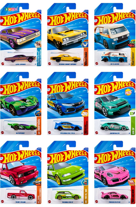 Hot Wheels 1:64 Scale Basic Toy Car or Truck (Styles May Vary)