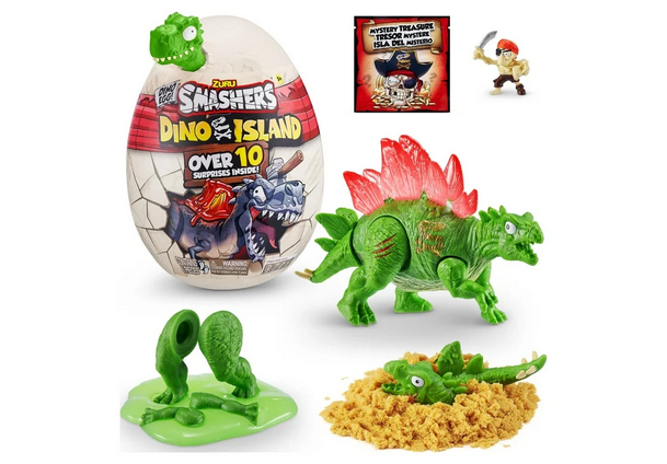 Smashers Dino Island Egg Novelty & Gag Toy by ZURU for Ages 3-99